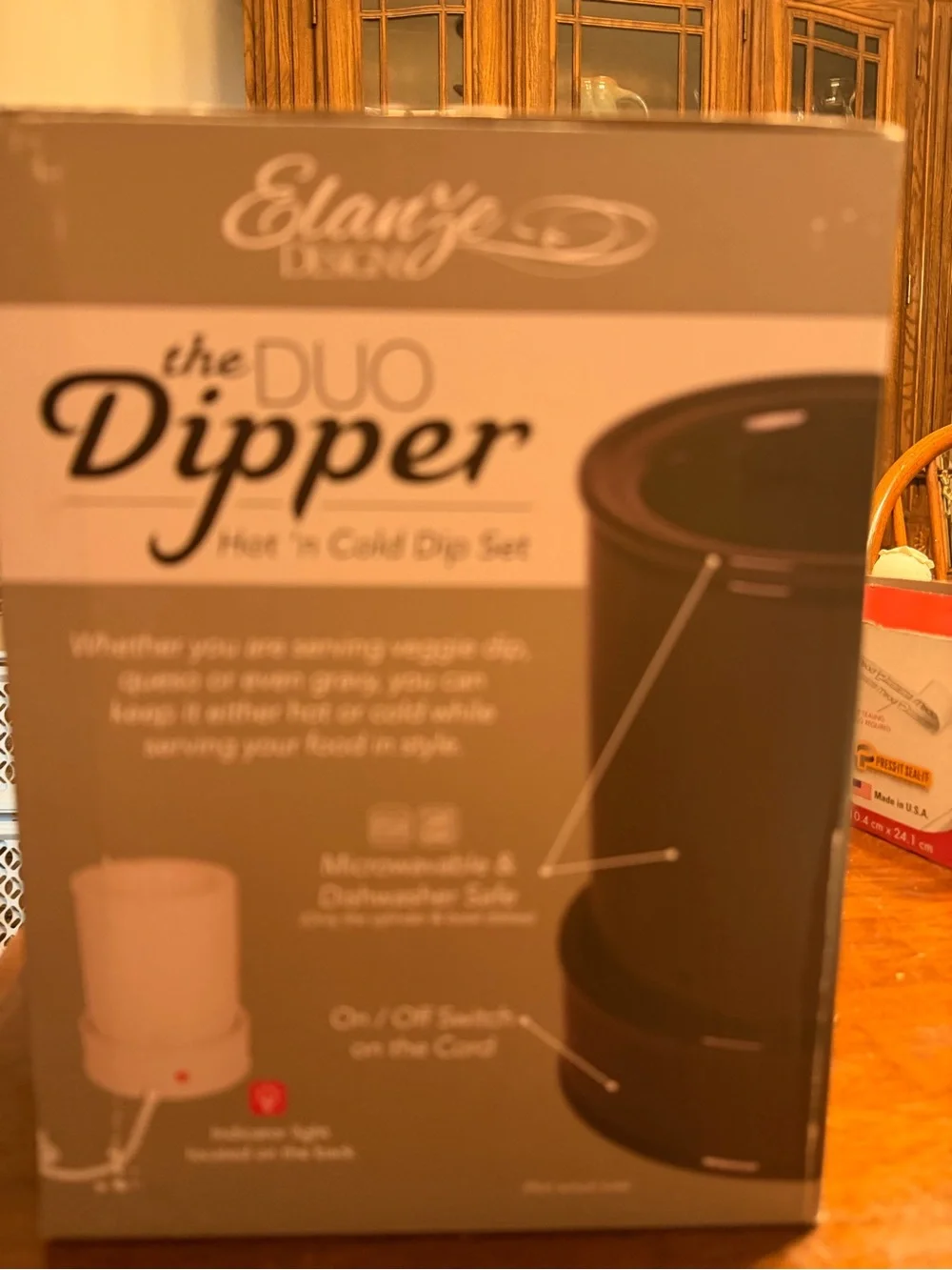 Elanze Designs The Duo Dipper Melt & Dip Set in Black
